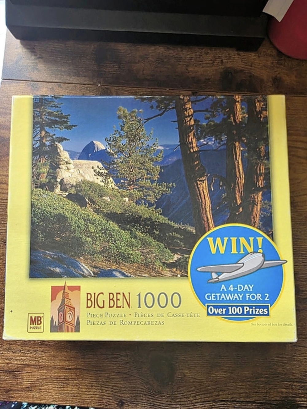 NEW Vintage MB Big Ben 1000-Piece Series Puzzle - Yosemite National Park